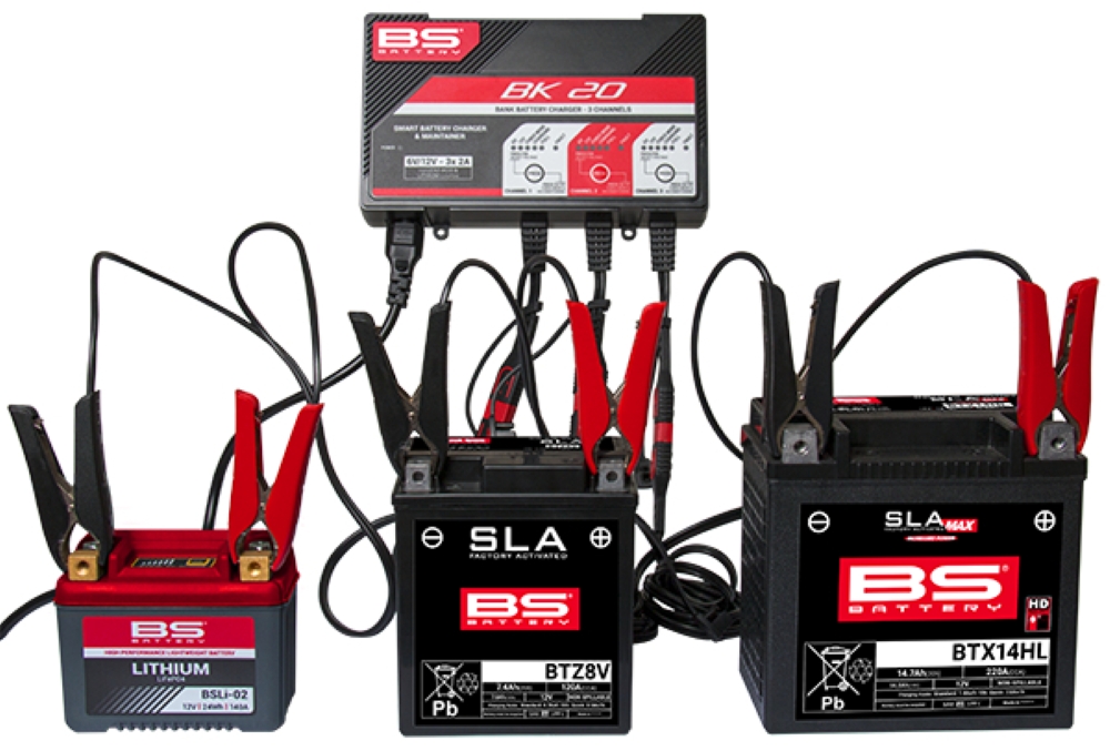 Chargeur de batterie BK 20 6V/12V 3x2A