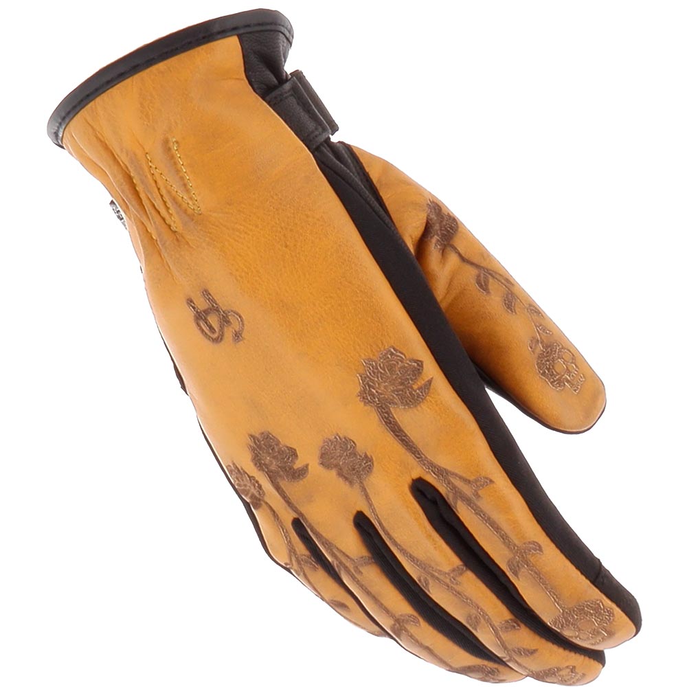 Gants femme Skull Flowers