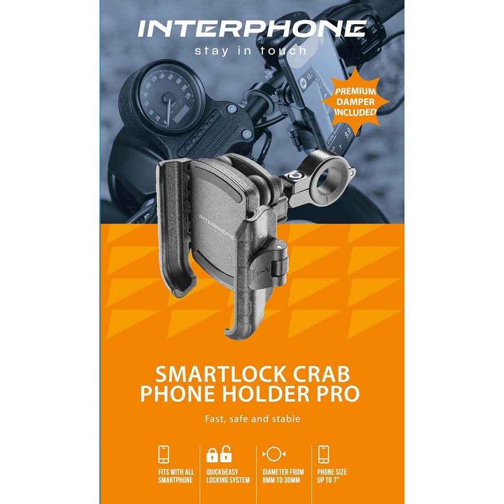 Support Crab Pro pour guidon avec module anti-vibration