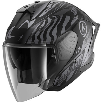 Casque Skwal Jet Cup Speed-Fancy Mat Shark