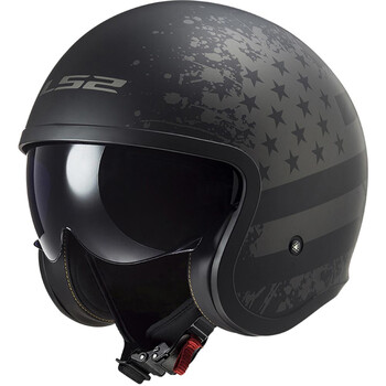 Casque OF599 Spitfire II Black Flag LS2