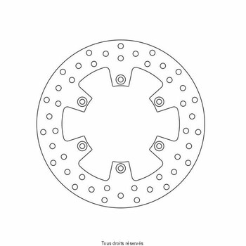 Disque de frein Kawasaki DIS1092 Sifam