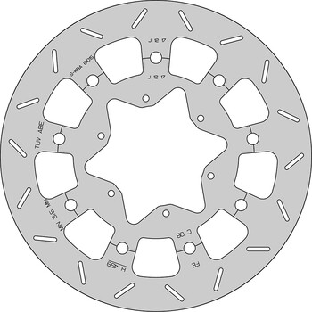 Disque de frein FE.FLAH459 France Equipement