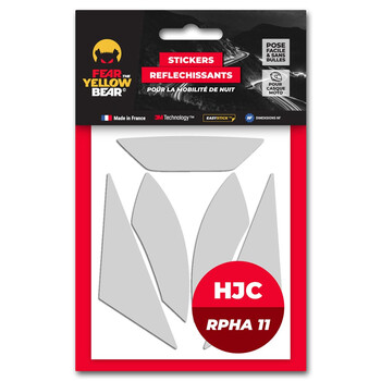 Stickers Easy Replica™ HJC RPHA11™ Fear The Yellow Bear