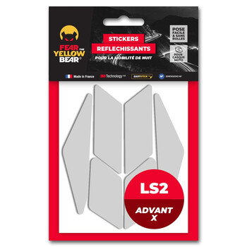 Stickers Easy Replica™ LS2 Advant X™ Fear The Yellow Bear