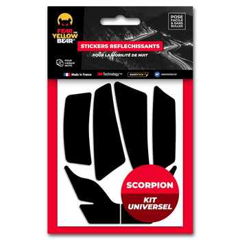 Stickers Easy Replica™ Scorpion Exo™ - Kit universel Fear The Yellow Bear