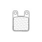 Plaquettes de frein Maxi Scooter métal fritté - 3015MSC