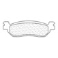 Plaquettes de frein Maxi Scooter métal fritté - 3033MSC