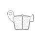 Plaquettes de frein Off-Road métal fritté - 1076X59