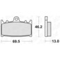Plaquettes de frein 789 LS