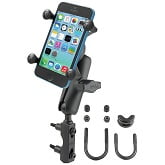 Guide d'achat permis A2 - Support Smartphones avec absorption de vibrations Techno-globe Bike X Grip